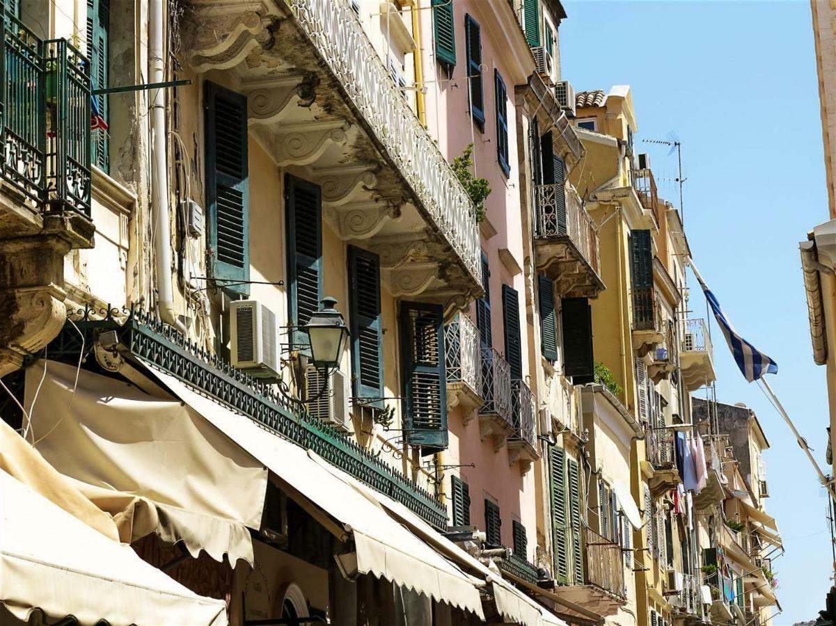 コルフ島 Charming Venetian Town House In The Old Town Of Corfuヴィラ エクステリア 写真